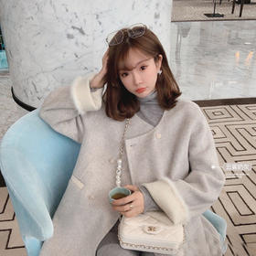 【金蘑菇菇 光和云朵】【水蜜桃（戴帽版）S码 断码】！毛毛系列！低调轻奢感～