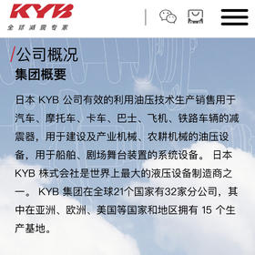 KYB 日本避震 全系列产品 黑桶 黄桶 蓝桶 银桶 灰桶 | KYB官方产品，正品行货
