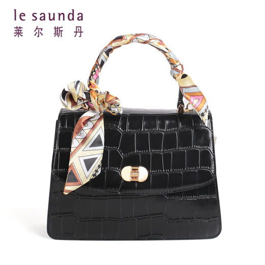 莱尔斯丹女包2021秋冬款时尚百搭单肩斜挎小方包2MH7659 商品图0