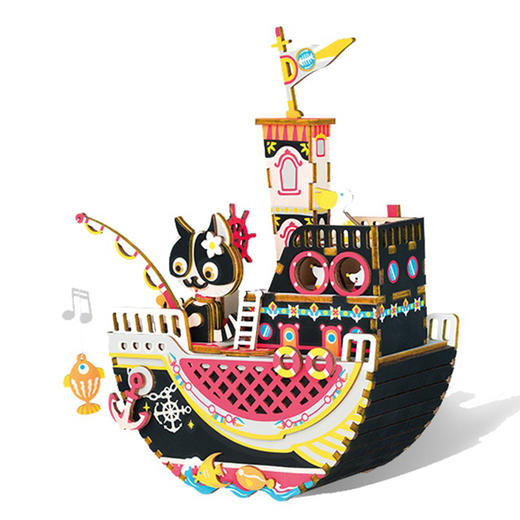 若态猫趣八音盒/AMD42少女心生日礼物女生朋友闺蜜情侣送儿童小孩精致 商品图0