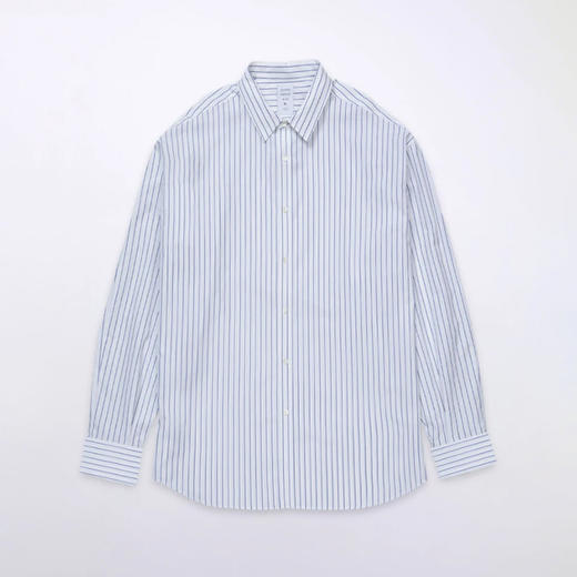 日本 MISTERGENTLEMAN STRIPE BIG SHIRT MG 绅士风宽松条纹衬衫 商品图0