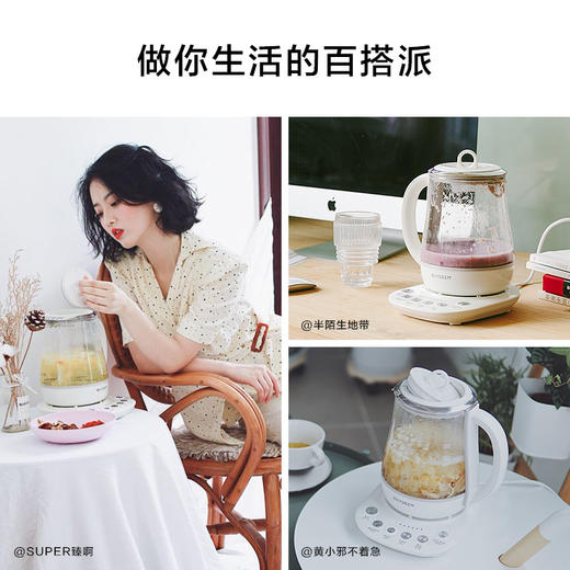 Buydeem/北鼎 K108养生壶 全自动静音一键温泡炖煮银耳羹 [福利品] 商品图2