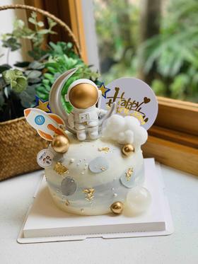 宇航员球形奶油蛋糕 下单前请仔细阅读商品详情