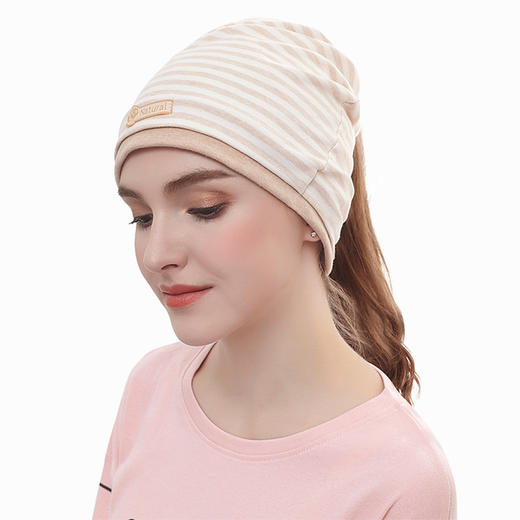 【产后护理 我们更懂您】A类加绒加厚月子帽产后春秋孕妇防风保暖秋冬产妇坐月子用品秋季帽子 商品图4