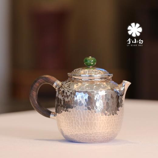 李小白纯银9999泡茶银壶120克130毫升 商品图3