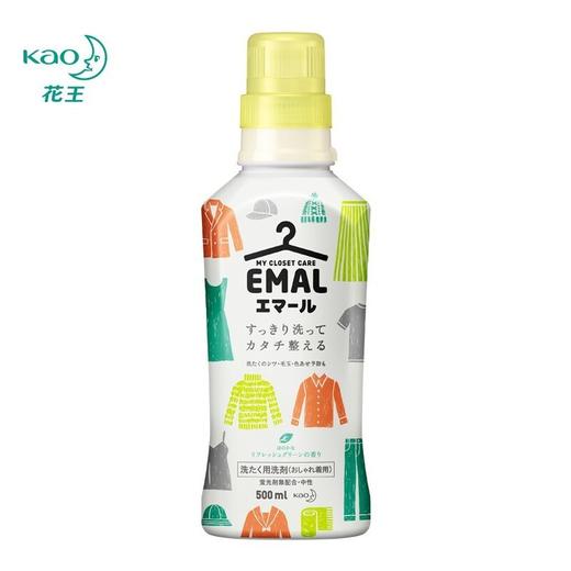 花王（KAO）日本进口洗衣液 真丝羊毛羊毛衫羊绒洗涤剂 丝毛净 浓缩洗衣液 清新花香 500ml 商品图3