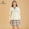 ELAND减龄学院风清新格纹针织开衫EECKB4TC4M 商品缩略图0