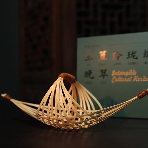 非遗传承系列丨玉簟玲珑编晚翠 竹编 商品图3