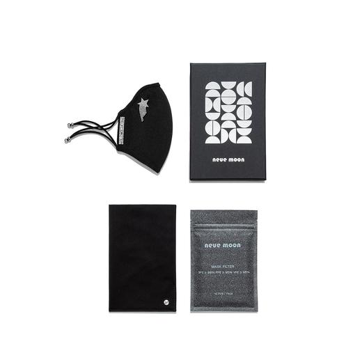 Neue Moon Mask - SHOOTING STAR 配件 日用口罩 黑色 商品图6