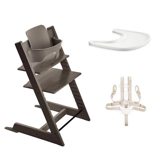 挪威 Stokke  Tripp Trapp 成长椅+Baby Set套件 TT学习椅 餐椅5件套 商品图11