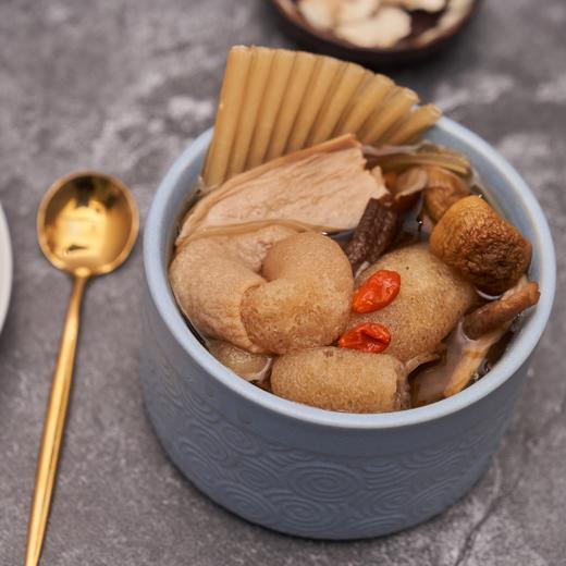 【已下架】春回盏 鹿茸菌竹荪鱼骨/五指毛桃莲子薏仁/霸王花玉竹螺片/青橄榄响螺菜干/西洋菜玉竹陈胗汤包*3包[福利品] 商品图2