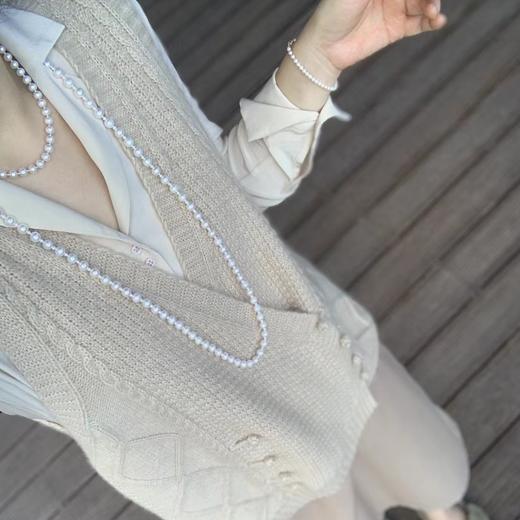 【下单3-4个工作日发】甄珠贝 淡水珠中的精品串链珍珠 100cm/135cm的coco风格项链 商品图8