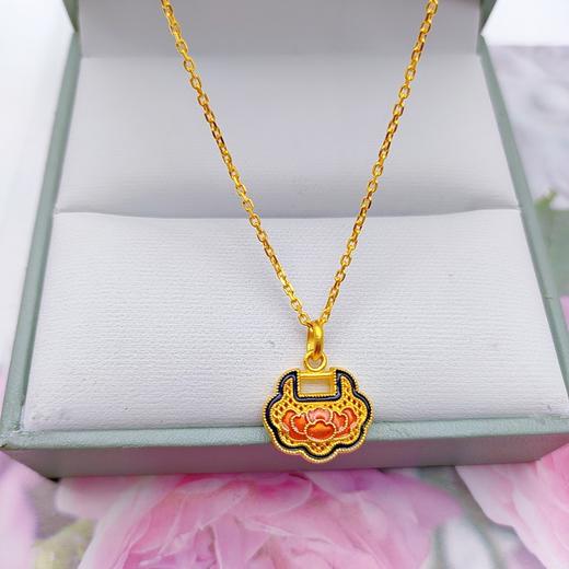 足金套链,8.78克,工费:50元/克 商品图0