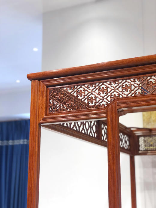 红桥红  家具严选  缅甸花梨（大果紫檀）【八柱十字海棠纹 明式架子床】 商品图2