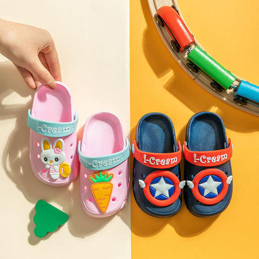 【服饰鞋包】儿童凉鞋新款夏季宝宝学步鞋1-5岁婴童小孩户外穿软底男童洞洞鞋 商品图0