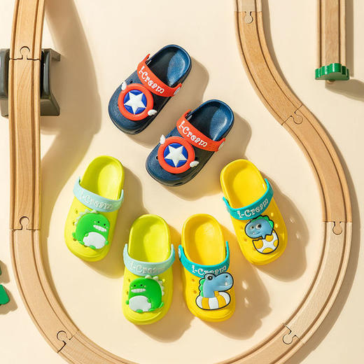 【服饰鞋包】儿童凉鞋新款夏季宝宝学步鞋1-5岁婴童小孩户外穿软底男童洞洞鞋 商品图3