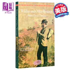 瓦尔登湖英文原版小说英文版经典名著Walden and Other Writings及其他作品