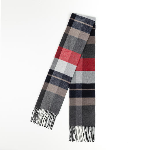 【MA.AL.BI.】意大利原产MA.AL.BI.羊毛围巾男士围巾 商品图3