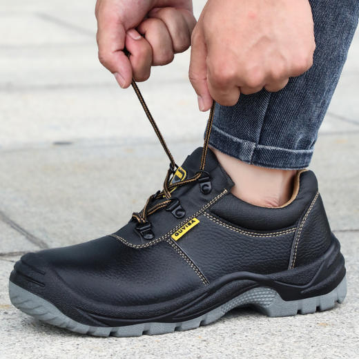 劳保鞋男四季款低帮防砸防刺实心底耐磨安全鞋防护鞋 商品图1