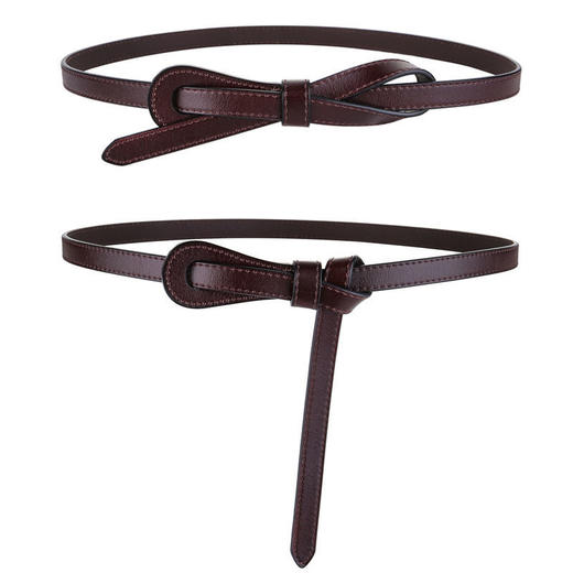 皮带女真皮ins风时尚装饰西装大衣配裙子毛衣收腰打结纯牛皮腰带 商品图4