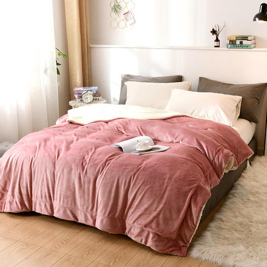 【欧贝尔专场】欧贝尔羊羔绒多用毯 商品图1