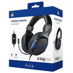 耳机 BIGBEN PS4 耳机耳麦 头戴式立体声竞技耳机 带线控