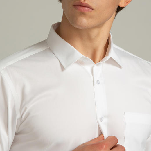 【经典百搭】罗蒙衬衫男长袖正装商务男士通勤百搭竹纤维衬衣男 商品图8