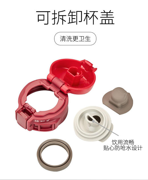 ZOJIRUSHI象印便携不锈钢保温杯480ml 商品图3