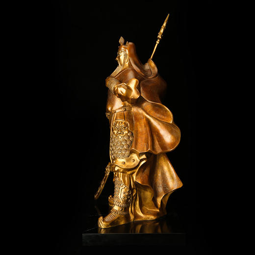 宇达青铜全铜摆件《忠信仁义》铜工艺品 关公礼品 家居装饰摆件 商品图3