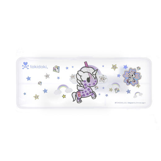青壹坊tokidoki粉色系列双层塑料文具盒TR-EMB0064 商品图0