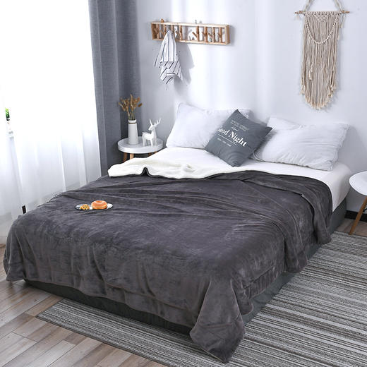 【欧贝尔专场】欧贝尔羊羔绒多用毯 商品图2