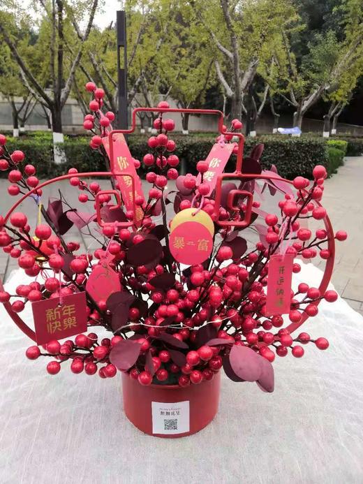 19W018中国风金属插花篮 商品图6