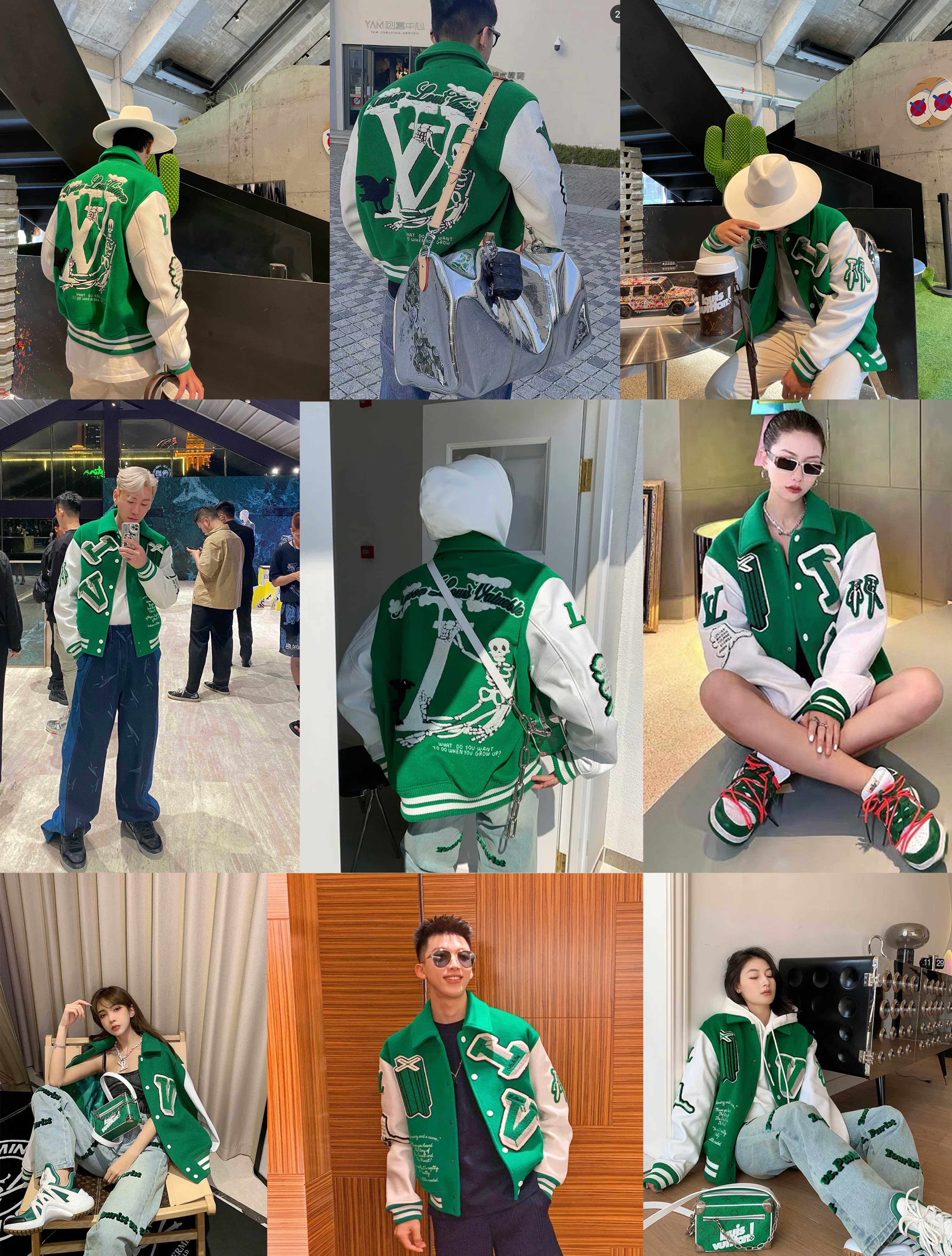 zz 【louis vuitton路易威登 绿野仙踪 欧美时尚潮流风 情侣款 棒球服