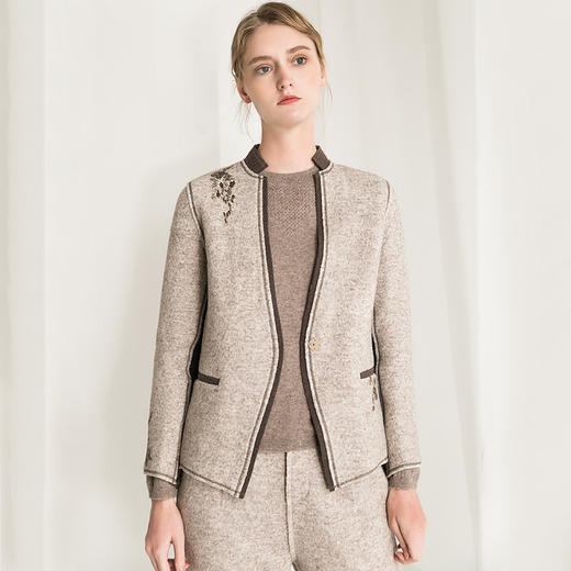 Famecoco范可儿西装外套设计感小众休闲西服F218AW001 商品图2