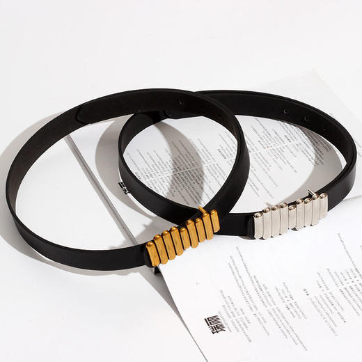 细腰带女装饰腰饰配西装大衣连衣裙衬衫毛衣百搭气质简约韩版皮带 商品图0