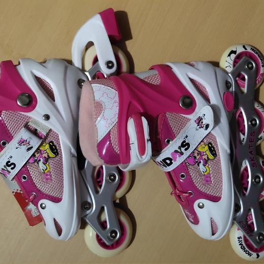 溜冰鞋儿童溜冰鞋女童全闪套装男女儿童滑冰鞋儿童旱冰鞋轮滑鞋 商品图3