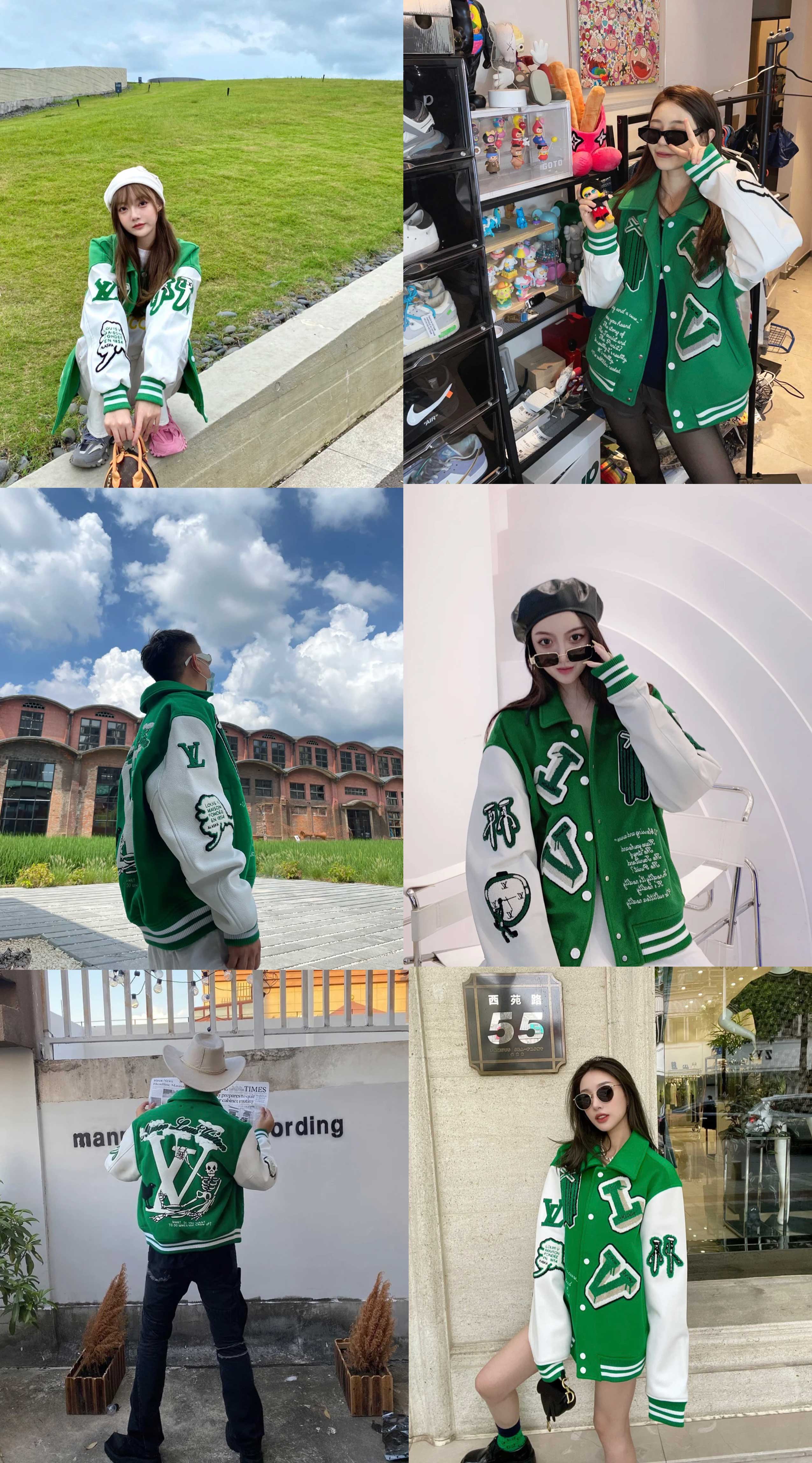 zz 【louis vuitton路易威登 绿野仙踪 欧美时尚潮流风 情侣款 棒球服