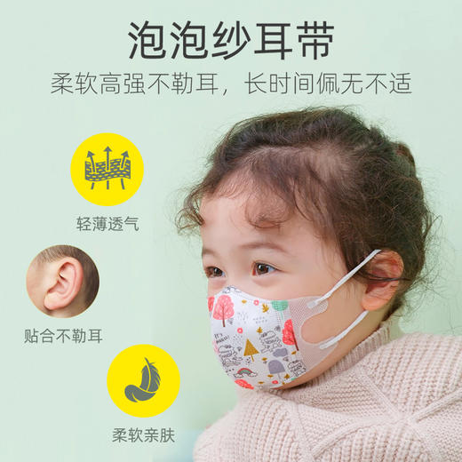 日本丹之荣三层防护一次性儿童专用口罩 商品图1