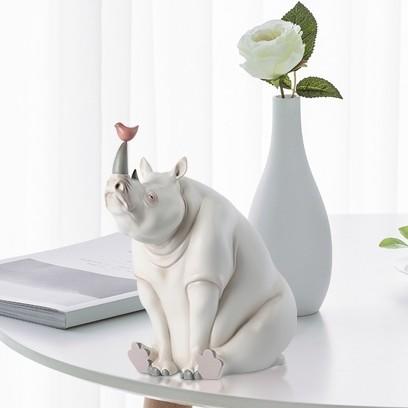 白夜童话-珍珠犀牛-中小/贾晓鸥 商品图0