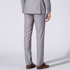 罗蒙西裤男秋装修身款纯色简约商务通勤上班职业男长裤子 商品缩略图13