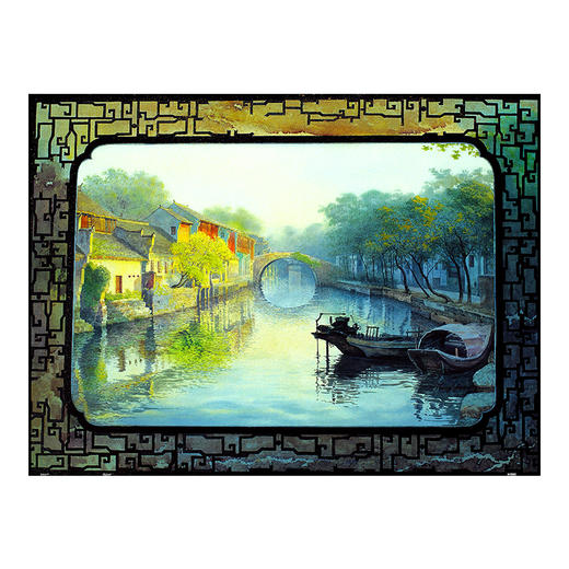 【折扣商品 不退不换】1200片 平面拼图 塑料拼图 H2702 黄有维-烟雨霏霏入江南 商品图0