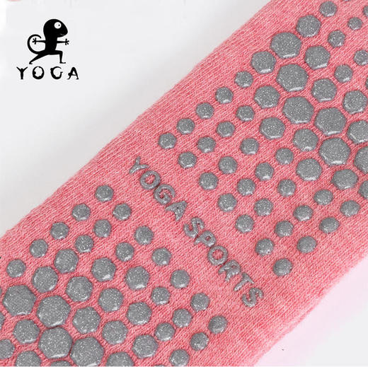 （七十二小时发货）壁虎瑜伽【2110WZ116】加厚防滑中筒瑜伽袜 商品图2