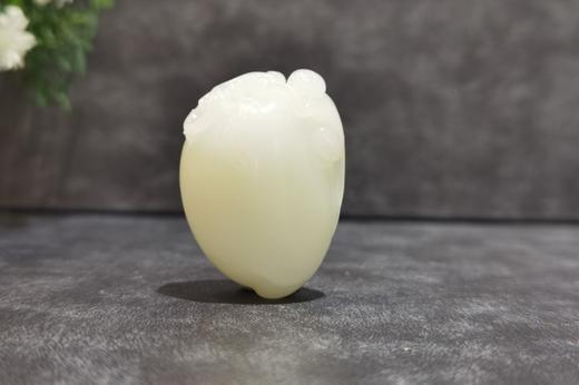 【御珠宫坊·传藏系列】羊脂白玉子料挂件 商品图0