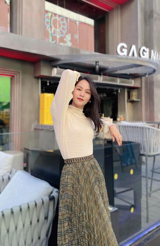 3B4382--棕绿色半裙 商品图12