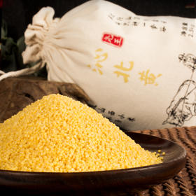 山西沁北黄小米 两年一季的米油稠厚 米香四溢