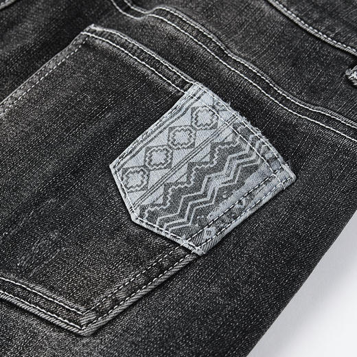 Famecoco范可儿直筒牛仔裤裤子高街ins潮裤子F218GA020 商品图4