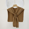 【魅力值飙升】秋冬新款可穿插搭肩小披肩纯色针织披肩外搭网红打结 商品缩略图12