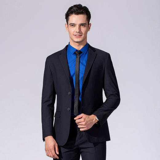 【人气爆款】西装男外套秋装时尚修身商务休闲通勤小西装单西服男 商品图10