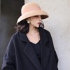复古赫本风秋冬法式复古羊毛呢女士礼帽盆帽 商品缩略图2