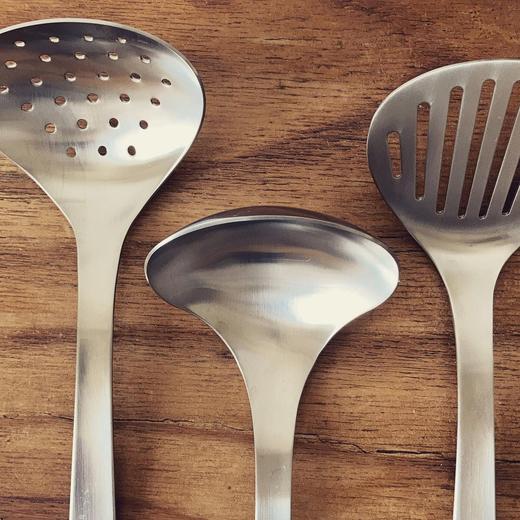 柳宗理日本进口不锈钢煎铲厨房料理锅铲漏勺汤勺家用【不支持补差，非质量问题不退不换】S 商品图2